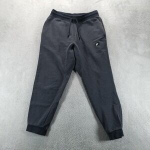 Nike Sweatpants Mens Large Gray Fleece Joggers‎ Elastic Cuff Athletic Lounge